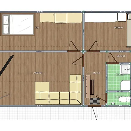 Comfort 3-room With Forest View & 2 Bedrooms Jurmala